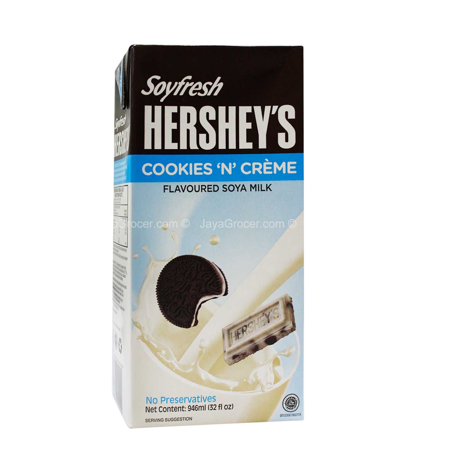Hershey's Soyfresh Cookies 'N' Crème Flavoured Soy Milk 946ml