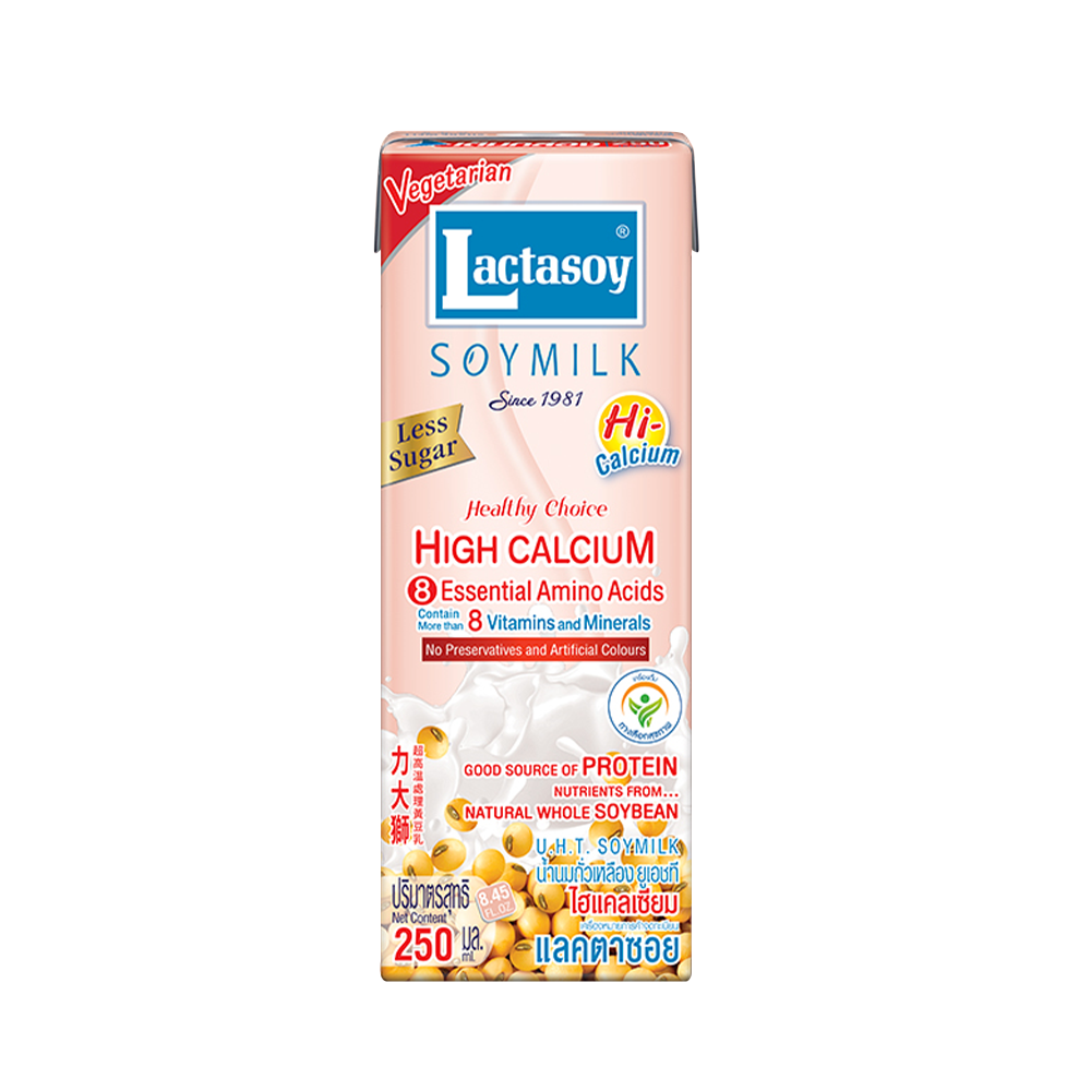 LACTASOY Soy Milk High Calcium 250ml (Case 36)