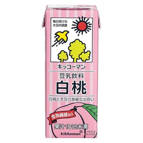 Kikkoman Soy Milk Peach (200ml)