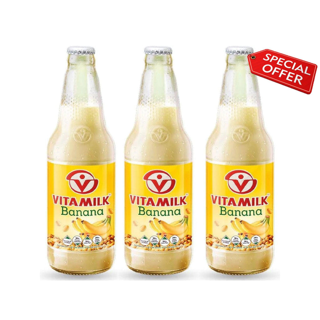 Vitamilk Banana Soy Milk 300ml (2 + 1 Offer)